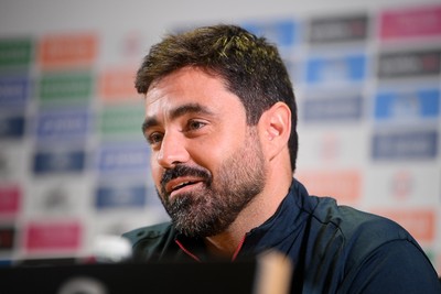 241125 - Vitor Matos is announced as new Swansea City Head Coach in a press conference at the Swanseacom Stadium 