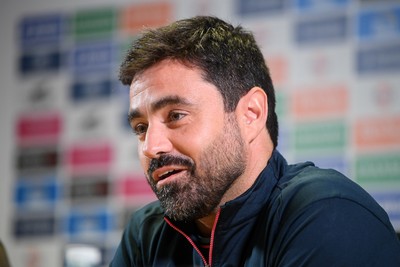 241125 - Vitor Matos is announced as new Swansea City Head Coach in a press conference at the Swanseacom Stadium 