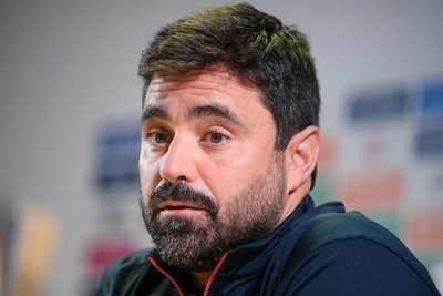 241125 - Vitor Matos is announced as new Swansea City Head Coach in a press conference at the Swanseacom Stadium 