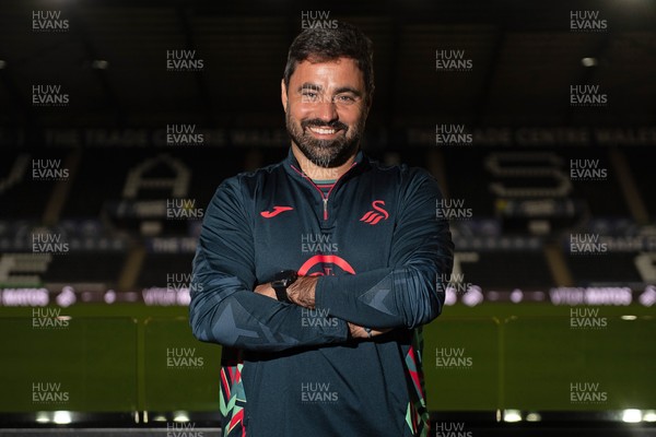 241125 - Vitor Matos is announced as new Swansea City Head Coach at the Swanseacom Stadium 