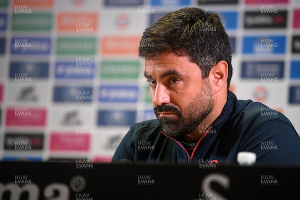 241125 - Vitor Matos is announced as new Swansea City Head Coach in a press conference at the Swanseacom Stadium 