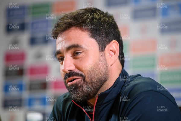 241125 - Vitor Matos is announced as new Swansea City Head Coach in a press conference at the Swanseacom Stadium 