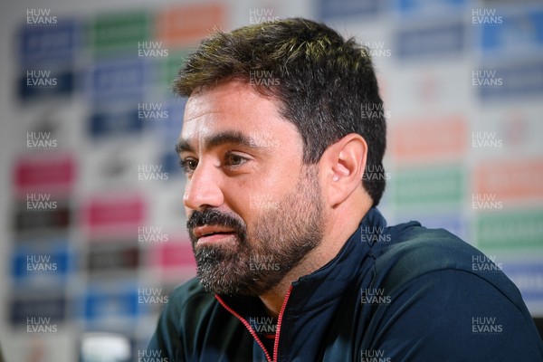 241125 - Vitor Matos is announced as new Swansea City Head Coach in a press conference at the Swanseacom Stadium 