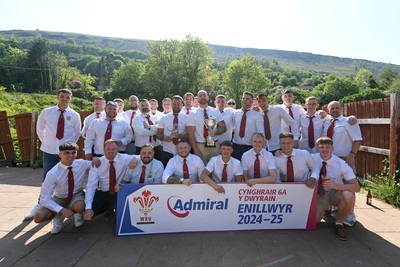 170525 - New Tredegar League Presentation - Admiral National League 6 East A - New Tredegar Celebrate lifting the trophy
