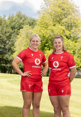 070725  Wales Women Rugby Squad - New Wales Senior Women co-captains Alex Callender, left and Kate Williams