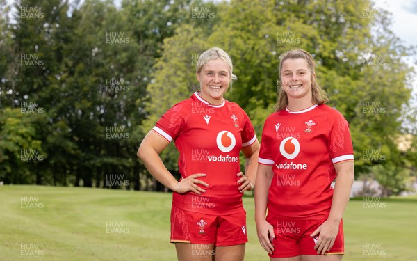 070725  Wales Women Rugby Squad - New Wales Senior Women co-captains Alex Callender, left and Kate Williams