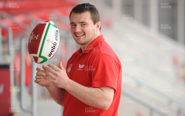 17.05.10 -  Scarlets new caps Tavis Knoyle, Rob McCusker and Ken Owens after being named in the Wales squad for the match against South Africa and tour to New Zealand. 