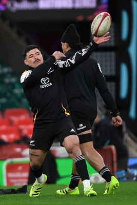 211125 - New Zealand Rugby Captains Run - Du’Plessis Kirifi during training ahead of the game against Wales tomorrow