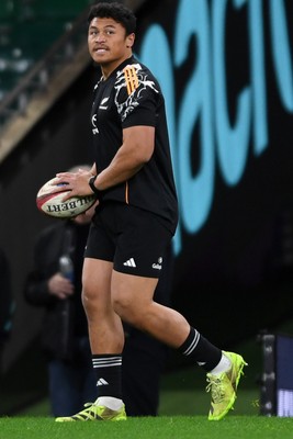 211125 - New Zealand Rugby Captains Run - Caleb Clarke during training ahead of the game against Wales tomorrow