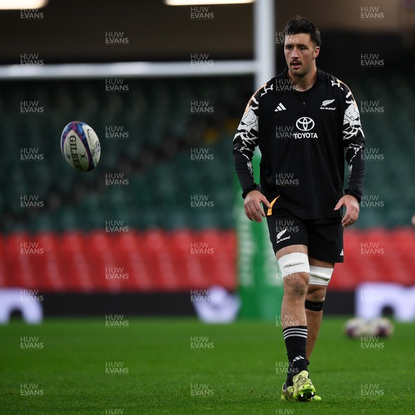 211125 - New Zealand Rugby Captains Run - Josh Lord during training ahead of the game against Wales tomorrow