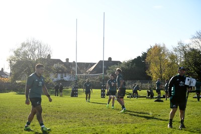 181125 - New Zealand Rugby Training - A general view of training at St Peter’s Rugby Club ahead of their upcoming match against Wales