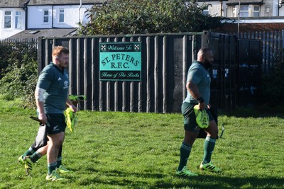 181125 - New Zealand Rugby Training - A general view of training at St Peter’s Rugby Club ahead of their upcoming match against Wales