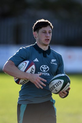 181125 - New Zealand Rugby Training - Cameron Roigard during training ahead of their upcoming match against Wales