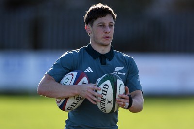181125 - New Zealand Rugby Training - Cameron Roigard during training ahead of their upcoming match against Wales