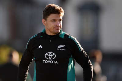 181125 - New Zealand Rugby Training - Jordie Barrett during training ahead of their upcoming match against Wales