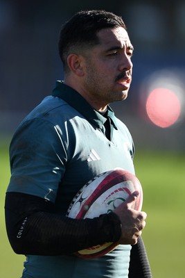 181125 - New Zealand Rugby Training - Anton Lienert-Brown during training ahead of their upcoming match against Wales