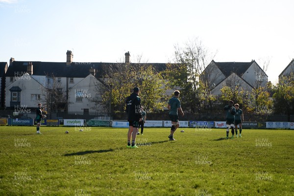 181125 - New Zealand Rugby Training - A general view of training at St Peter’s Rugby Club ahead of their upcoming match against Wales
