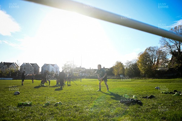 181125 - New Zealand Rugby Training - A general view of training at St Peter’s Rugby Club ahead of their upcoming match against Wales