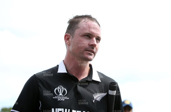 010619 - New Zealand v Sri Lanka - ICC Cricket Worls Cup 2019 - Colin Munro of New Zealand walks off the field after winning the game