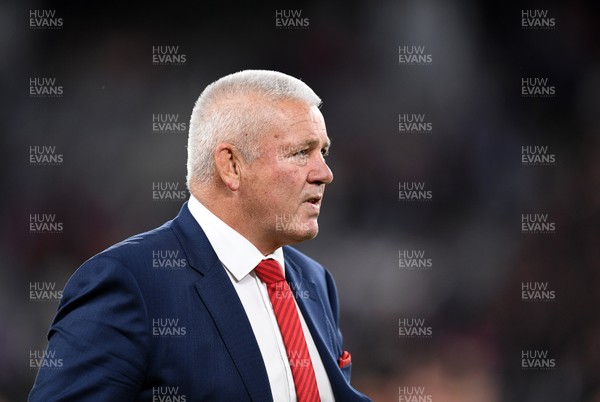 011119 - New Zealand v Wales - Rugby World Cup Bronze Final - Wales head coach Warren Gatland at full time