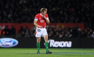 19.06.10 - New Zealand v Wales - 2010 Steinlager Series - Dan Biggar of Wales. 