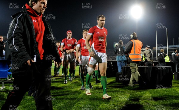 19.06.10 - New Zealand v Wales - 2010 Steinlager Series - Jamie Roberts of Wales looks dejected. 