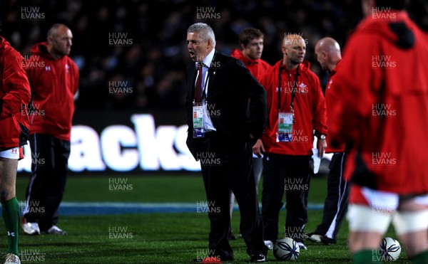 19.06.10 - New Zealand v Wales - 2010 Steinlager Series - Wales Head Coach Warren Gatland. 