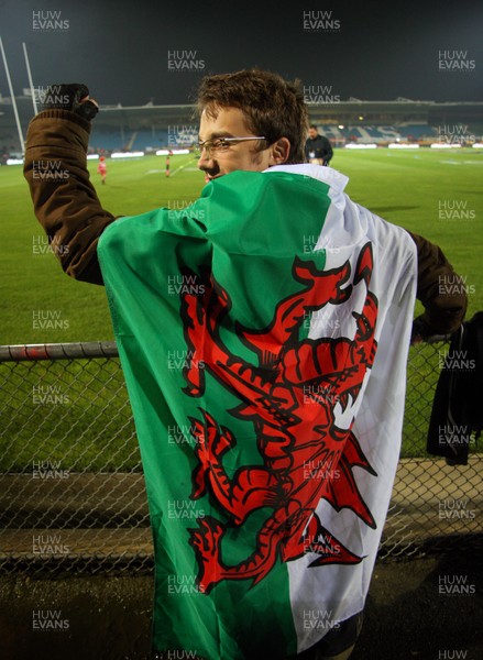 19.06.10 - New Zealand v Wales - 2010 Steinlager Series - A Wales fan before the game. 