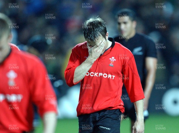 210603 - New Zealand v Wales - Wales Tour of Australasia - Wales' Rhys Williams leaves the field at full time