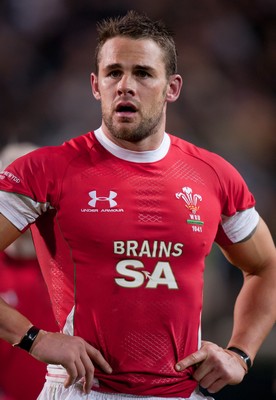26.06.10  New Zealand v Wales... Wales fullback Lee Byrne, sent off just before half time for a dangerous tackle 