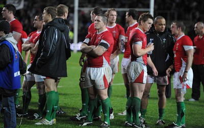 26.06.10 - New Zealand v Wales - 2010 Steinlager Series - Wales players look dejected. 