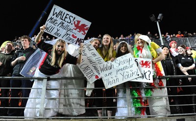 26.06.10 - New Zealand v Wales - 2010 Steinlager Series - Wales fans. 