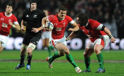 26.06.10 - New Zealand v Wales - 2010 Steinlager Series - Jamie Roberts of Wales. 