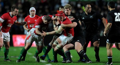 26.06.10 - New Zealand v Wales - 2010 Steinlager Series - Alun Wyn Jones of Wales. 