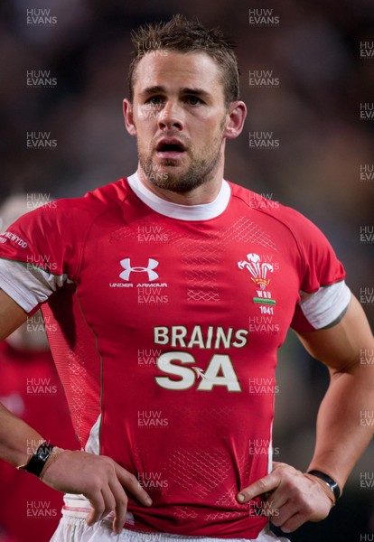 26.06.10  New Zealand v Wales... Wales fullback Lee Byrne, sent off just before half time for a dangerous tackle 