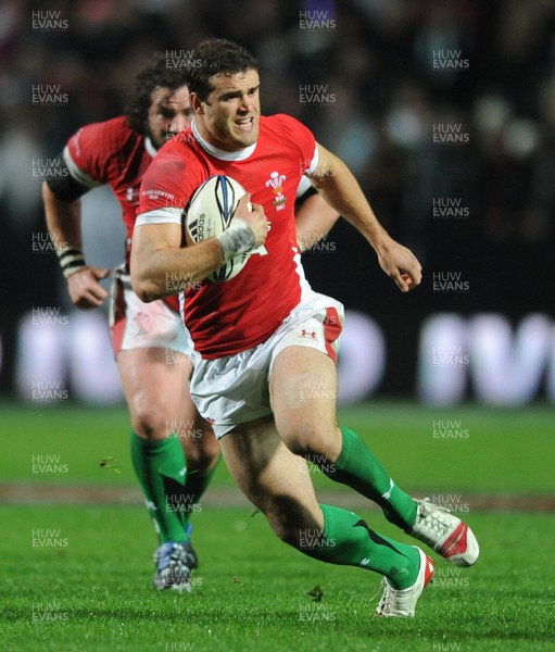 26.06.10 - New Zealand v Wales - 2010 Steinlager Series - Jamie Roberts of Wales. 