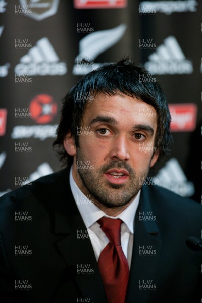 26.06.10  New Zealand v Wales... Jonathan Thomas at the media conference. 