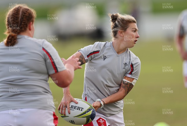 291022 - New Zealand v Wales, Women’s World Cup Quarter-Final - Keira Bevan of Wales during warm up