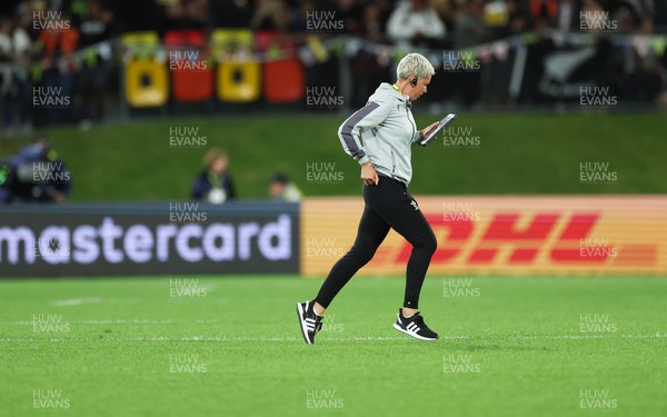 291022 - New Zealand v Wales, Women’s World Cup Quarter-Final - Wales women Team manager Hannah John
