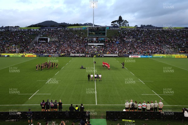 291022 - New Zealand v Wales, Women’s World Cup Quarter-Final -  The Black Ferns perform the Haka