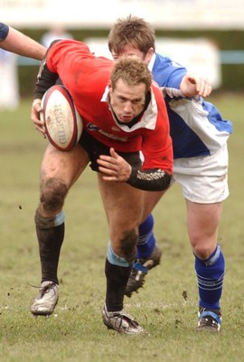 080203 - Newbridge v Bridgend - Principality Cup - Newbridge's Shane Webley beats David Bishop