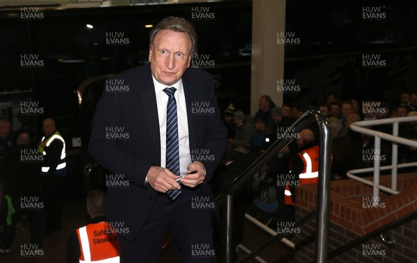 190119 - Newcastle United v Cardiff City - Premier League - The Cardiff City team arrive including manager Neil Warnock