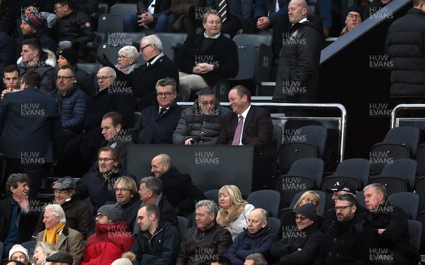 190119 - Newcastle United v Cardiff City - Premier League - Newcastle United chairman Mike Ashley in the stand