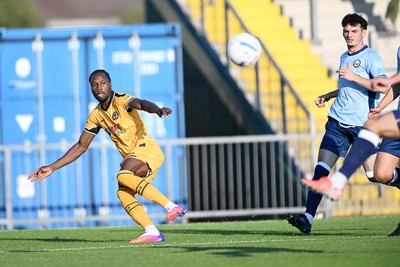 080726 - Newport City v Newport County - Pre Season Friendly - Yahya Bamba of Newport County