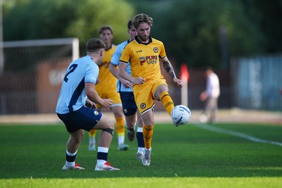 080726 - Newport City v Newport County - Pre Season Friendly - Lewis Jamieson of Newport County