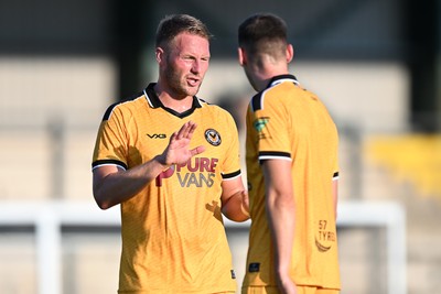 080726 - Newport City v Newport County - Pre Season Friendly - Cameron Norman of Newport County