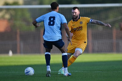 080726 - Newport City v Newport County - Pre Season Friendly - Kyle Cameron of Newport County