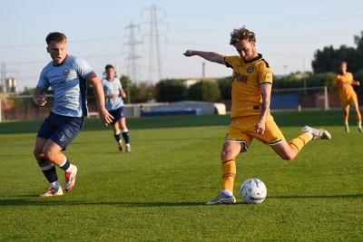080726 - Newport City v Newport County - Pre Season Friendly - Lewis Jamieson of Newport County