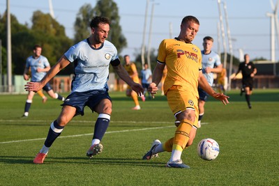 080726 - Newport City v Newport County - Pre Season Friendly - Cole Jarvis of Newport County