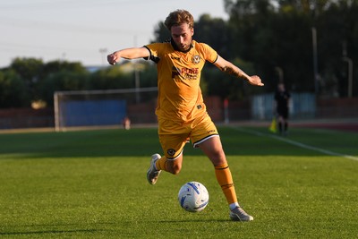 080726 - Newport City v Newport County - Pre Season Friendly - Lewis Jamieson of Newport County